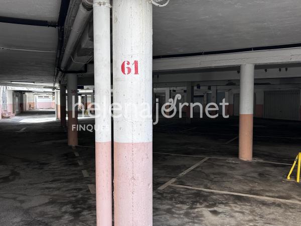 Aparcament de lloguer a l’Avinguda Unió, a Sant Antoni de Calonge