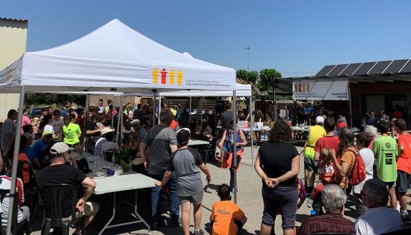 Cinc anys caminant pel càncer a Parlavà